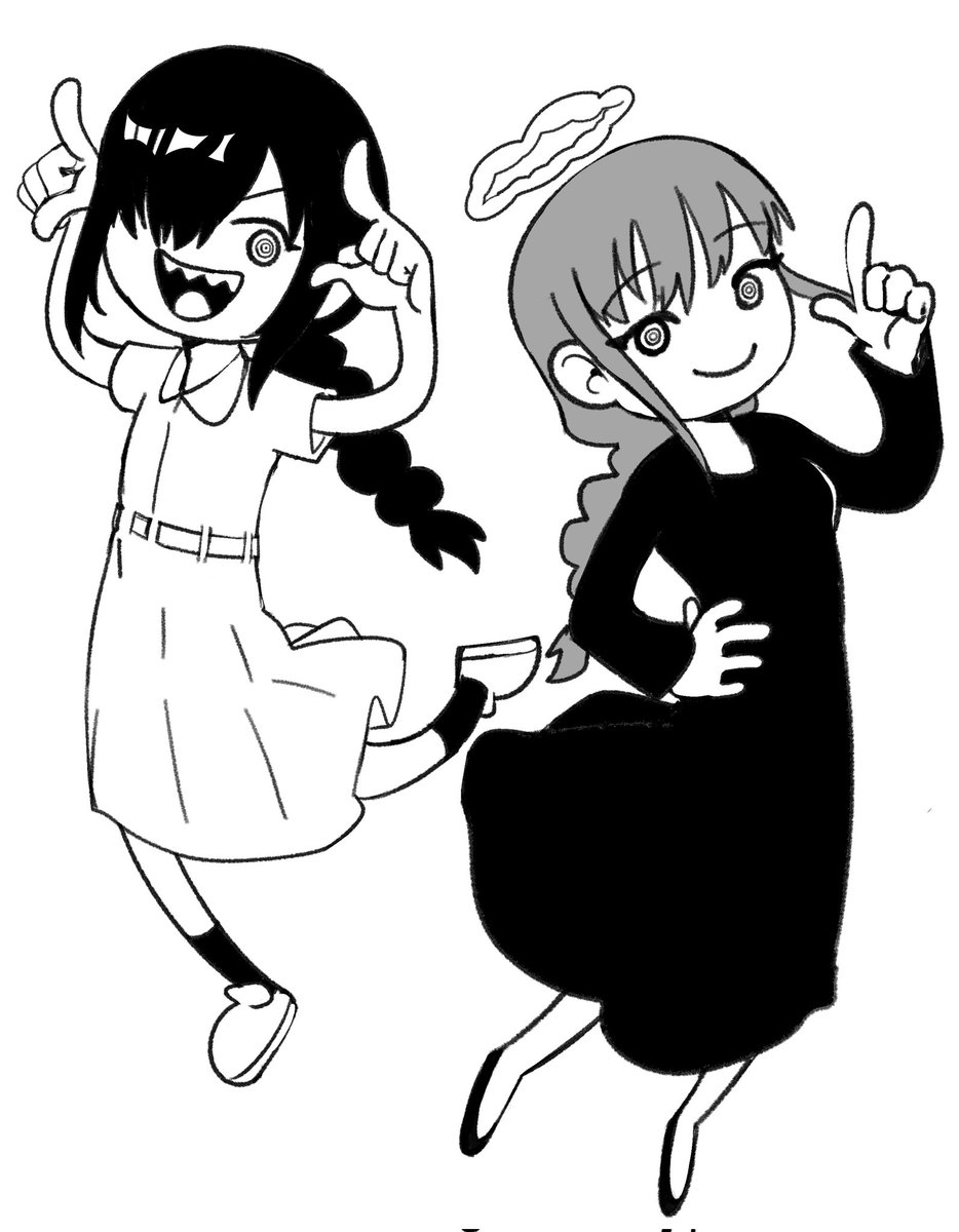 wanderjegson's tweet photo. Nayuta and Makima from Chainsaw Man: https://t.co/aNyO0YrgyJ