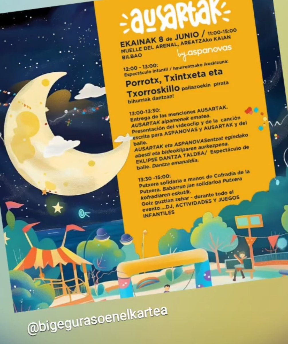 soyyomisma44's tweet photo. Larunbat honetan, ekainak 8, Bilbon. #Ausartak #aspanovas #Porrotx #Txintxeta #Txorroskillo https://t.co/SOICpesxKT