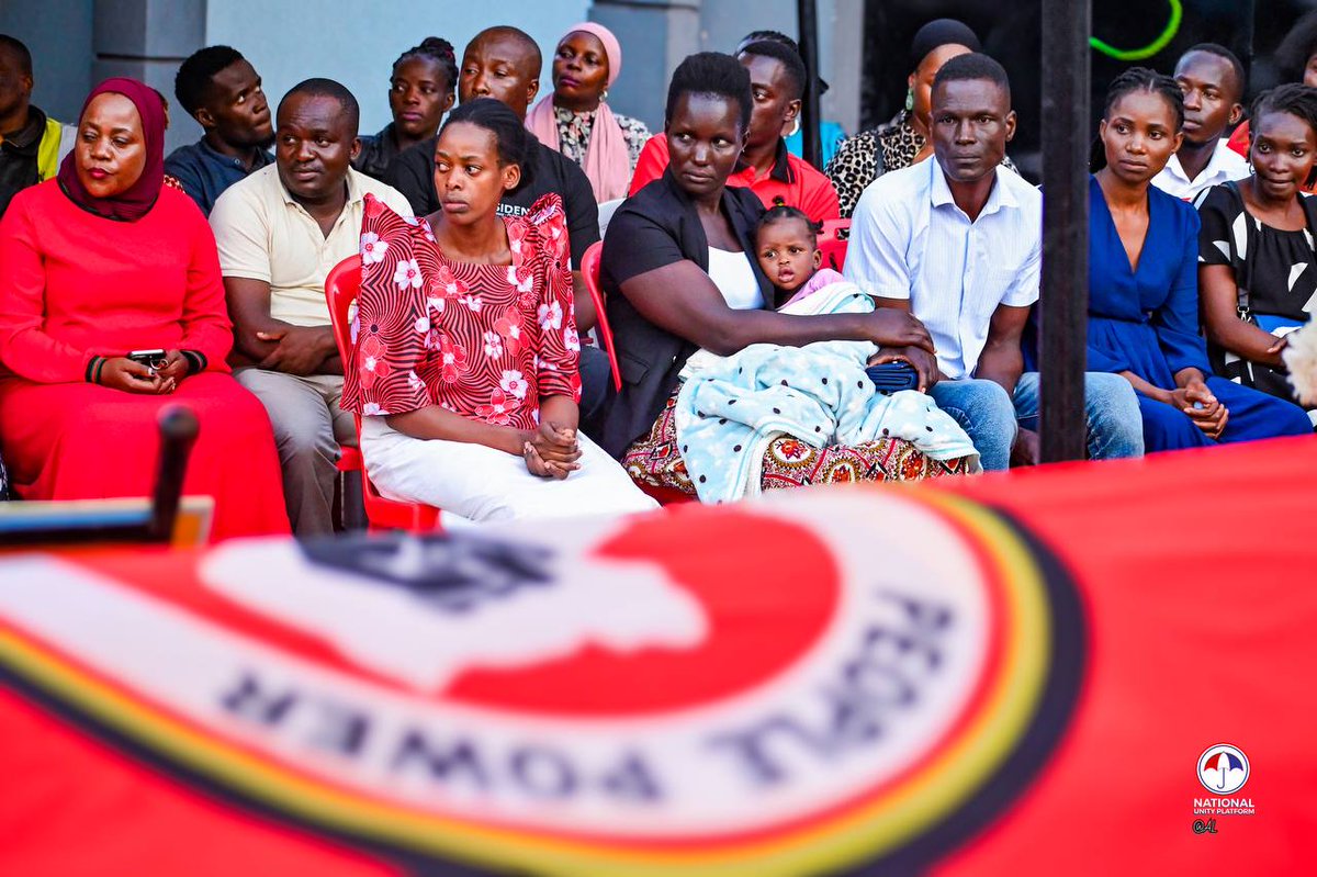 NUP_Ug's tweet photo. We've held a vigil at our headquarters in Kavule to honor our fallen comrade Okwai James Wasoti aka Kabogo. Our leaders eulogized him as a respectful gentleman with huge commitment for work. His family members were also present and we did condole with them. The deceased will be laid to rest in Paidha, Zombo District on Saturday June 8th. May his soul RIP 🙏.