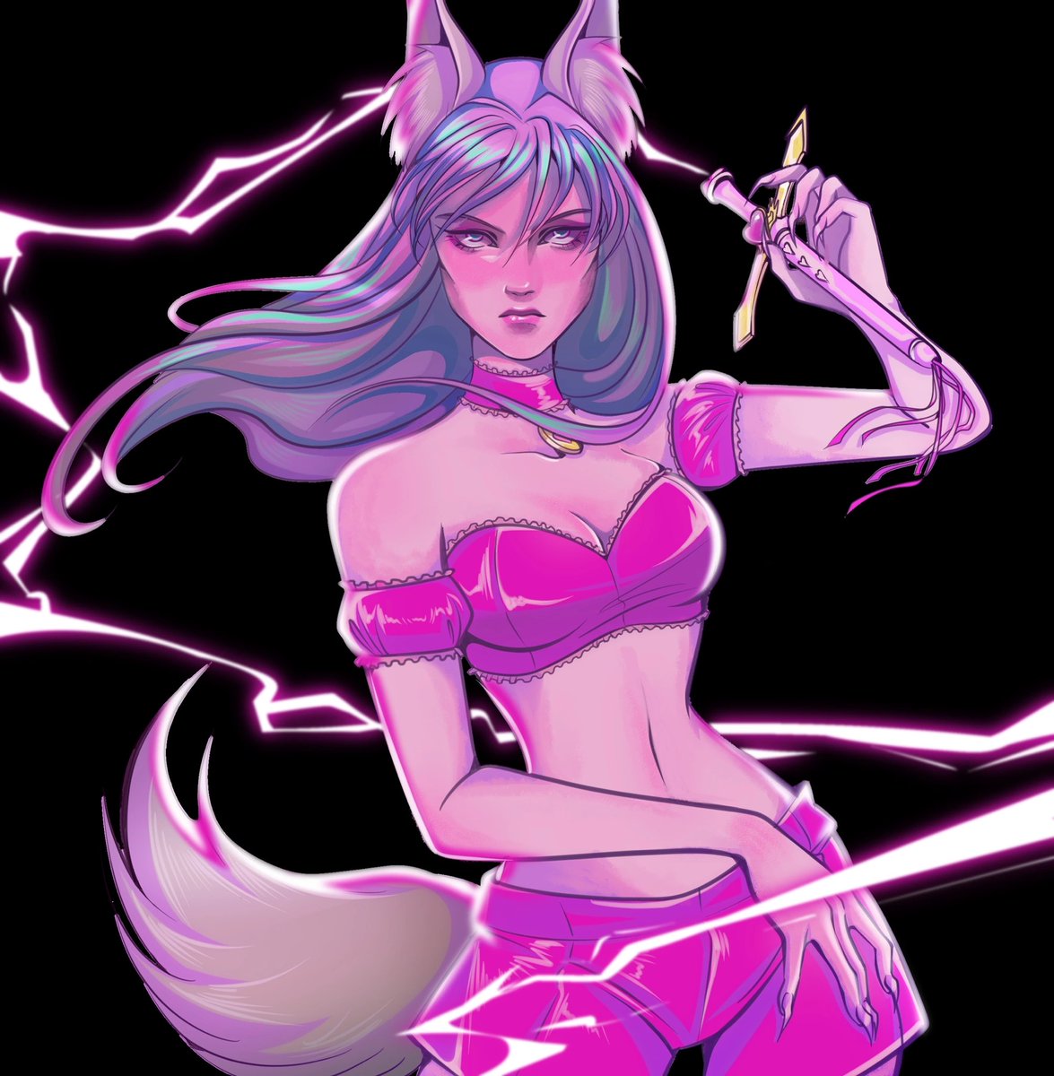 Harchigorichi's tweet photo. 🐺💜
#tokyomewmew #zakuro #myart #magicalgirl https://t.co/NXJuZZFQ0f