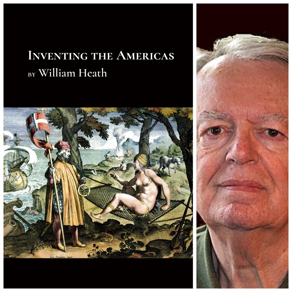 FLPress's tweet image. FLP CHAPBOOK OF THE DAY: Inventing the Americas by William Heath
 
On SALE now! Pre-order Price Guarantee:   finishinglinepress.com/product/invent…
 
The thirteen-poem sequence of Inventing the Americas depicts the true yet fabulous tale of how Christóbal Colón and #Americus #Vespucci explored