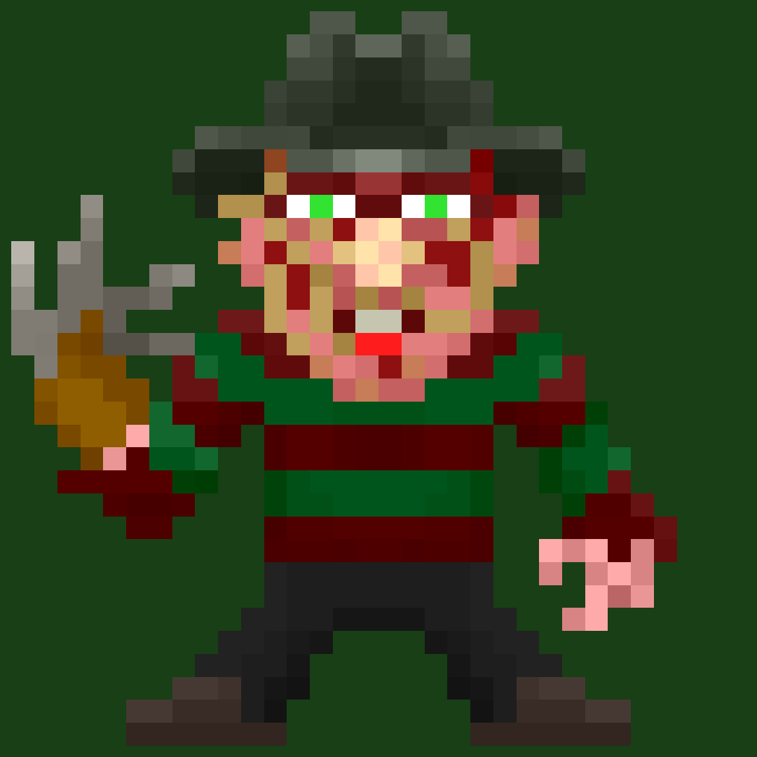 pixelsotes's tweet photo. Happy Birthday Robert Englund! #fanart #pixelart #pixelsotes #robertEnglund https://t.co/B384CsJqKt