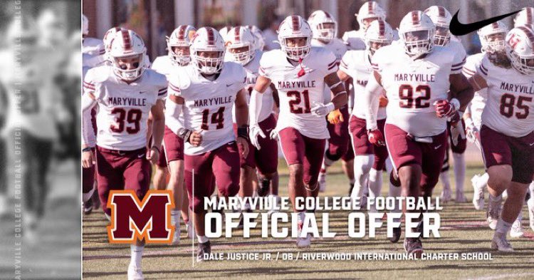 daleantjustice's tweet photo. Blessed to receive an offer from Maryville College Football !!! @MCScots @CoachLongHill https://t.co/82zMHLxboy