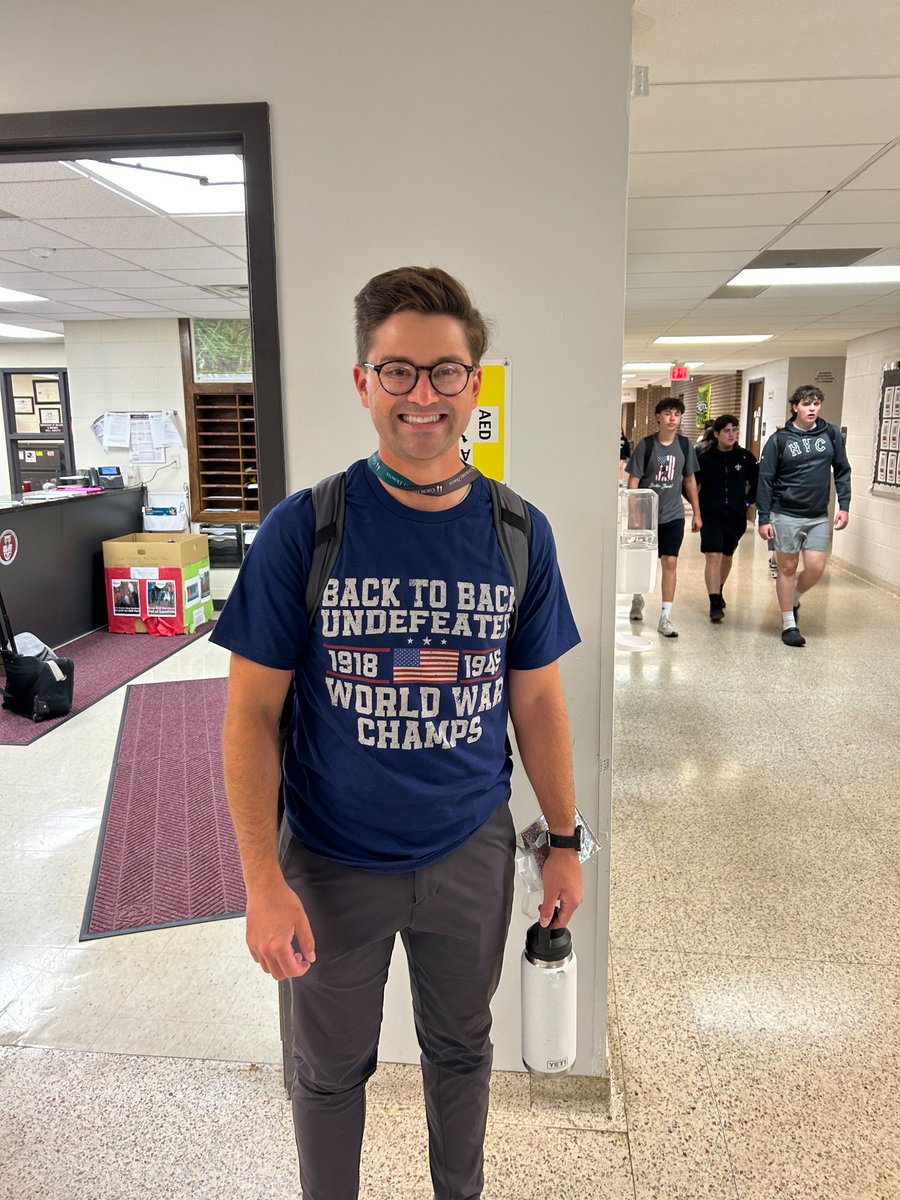 Mr. Dorsey with the MVP shirt today