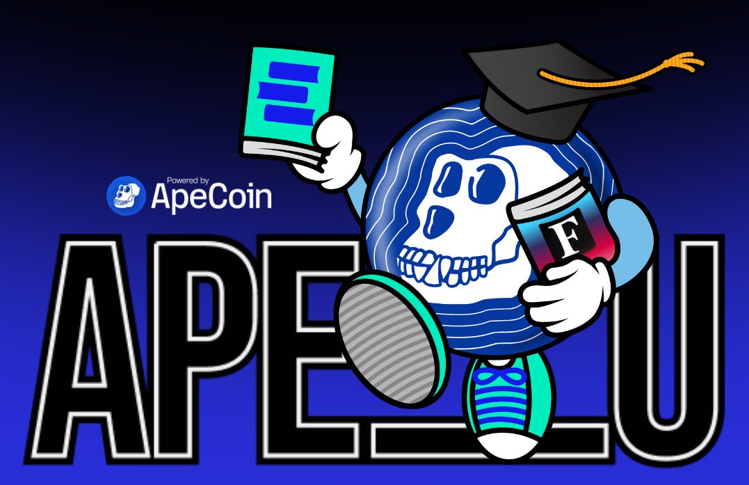 Building for the future 📚🦍🦍

The @ApeCoinGWG in partnership with @OpenCampus_xyz and <a href="/ForbesWeb3/">Forbes Web3</a> aims to empower the #ApeCoin community by providing critical support for aspiring proposal authors through the #APE_U AIP Coach training program (1/6)

#ApeCoin #ApeCoinDAO