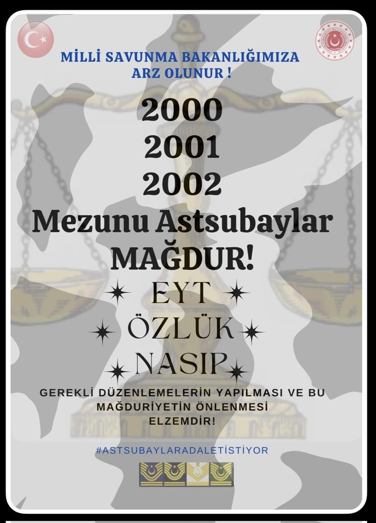 hhasta38's tweet photo. @drmetinilhan40 2000, 2001 ve 2002 devresi #ASTSUBAYLAR olarak hizmet dökümümüzdeki SİVİL OKUL Borçlanmamızı siz (SGK) belirlediniz, biz ödedik. Adaletistiyoruz artık.Tıpkı bizden önce ve bizden sonra mesleğe girmiş#Astsubaylar gibi hakkımızı bize geriverin.
 #ÜniformalıSGKmağdurları https://t.co/WFrcV4U6LP
