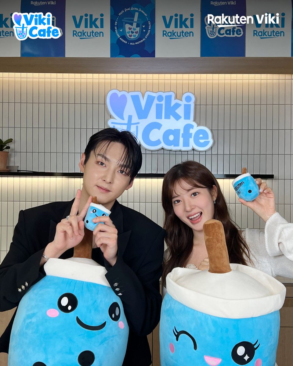 Viki's tweet photo. We hope you enjoyed hanging out with #SF9's #Zuho and #JoSooMin from #UnderTheGun during their live interview at the #Viki Cafe! Check out these behind-the-scenes moments from that day. 🩵 https://t.co/tUiIkfSskb