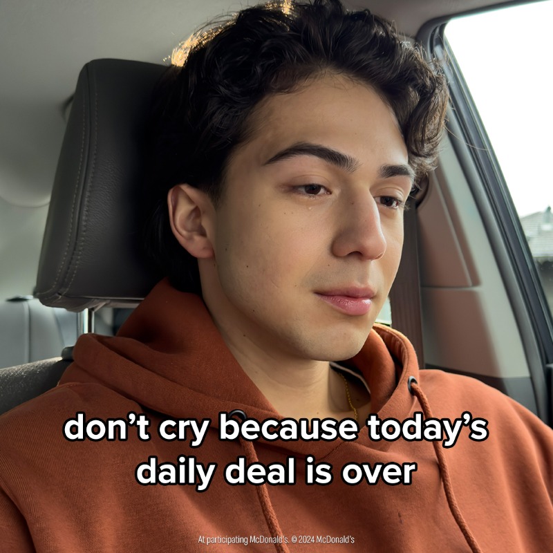 McDonalds's tweet photo. everyday is a new day