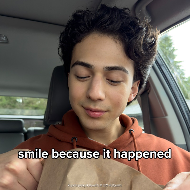 McDonalds's tweet photo. everyday is a new day