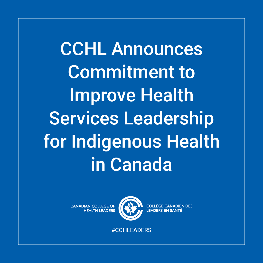 The Canadian College of Health Leaders (CCHL) has long recognized the need to respond to the Truth and Reconciliation Commission’s (TRC) Calls to Action. 

We invite you to review our complete: bit.ly/Commitment-to-… 

#IndigenousHealth #TruthAndReconciliation