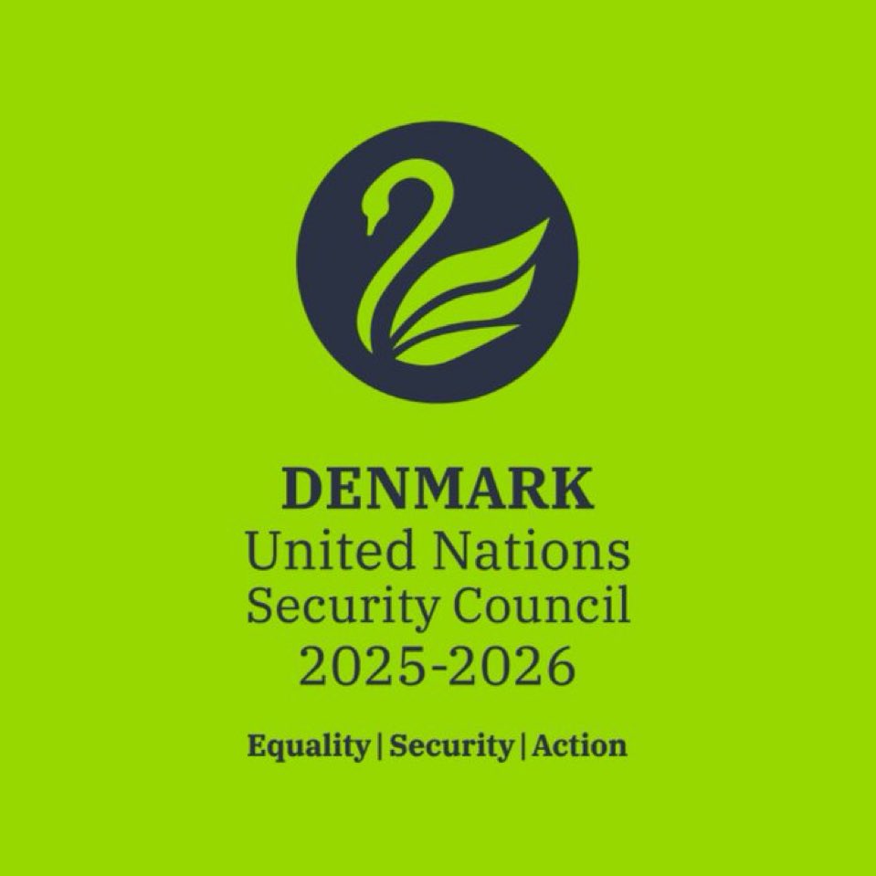 Today Denmark has been elected to the #UN #SecurityCouncil for 2025-2026. 

In second half of 2025 Denmark will also hold the Presidency of the Council in the #EuropeanUnion