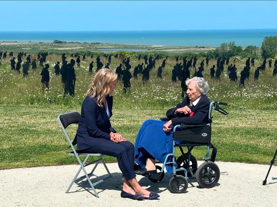 claremulley's tweet photo. Congratulations to #Wren veteran #ChristianLamb, who created the detailed maps for the #Normandy landing craft crews 80 yrs ago, awarded the Légion d’honneur by President Macron today. #DDay80. https://t.co/HMwmX5k2J3