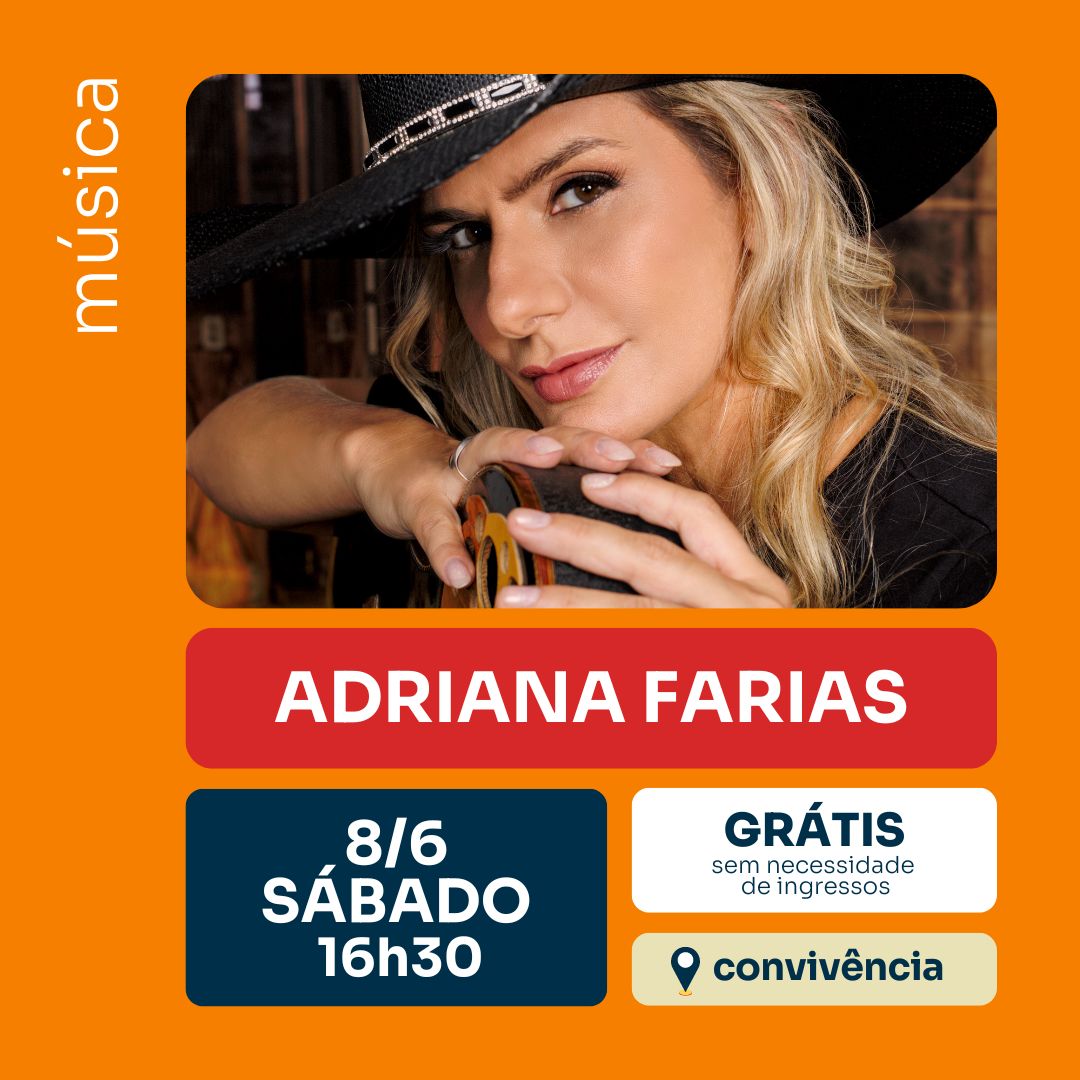 🎶🎵 O som da viola de ADRIANA FARIAS  toma conta da convivência do <a href="/sescbauru/">sescbauru</a> neste sábado (8) 🎶🎵

📌 Convivência do Sesc
🕗 Sábado. 8 de Junho | 16h30
🎫 GRÁTIS (sem necessidade de ingressos)

#sescsp #sescbauru #viola #caipira #violeira #cultura #sesc