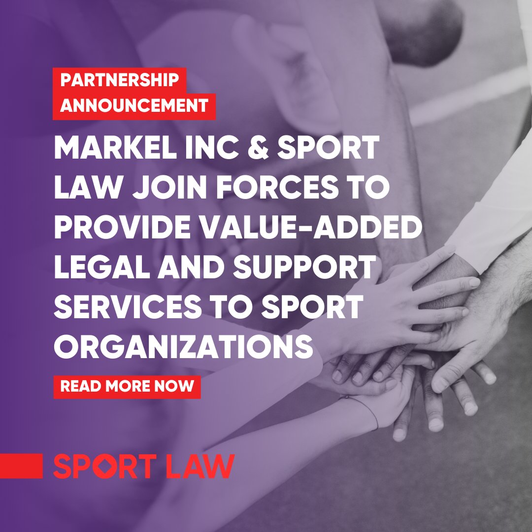 🚨 Markel Inc and #SportLaw are teaming up to launch Markel Play, a groundbreaking initiative aimed at enhancing the insurance experience for sport organizations.

Learn more about how we're revolutionizing sport insurance and support services at sportlaw.ca/news-item/mark…