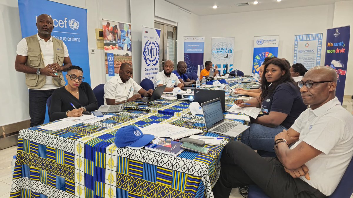 ONUDI_CI's tweet photo. La retraite annuelle du Groupe de Communication des Nations Unies en CI a débuté à Yamoussoukro ! Nous évaluons nos actions passées et planifions une stratégie de communication renforcée pour soutenir les #ODD et les priorités nationales. 🇨🇮 #UNCG https://t.co/rAMxubhyoH