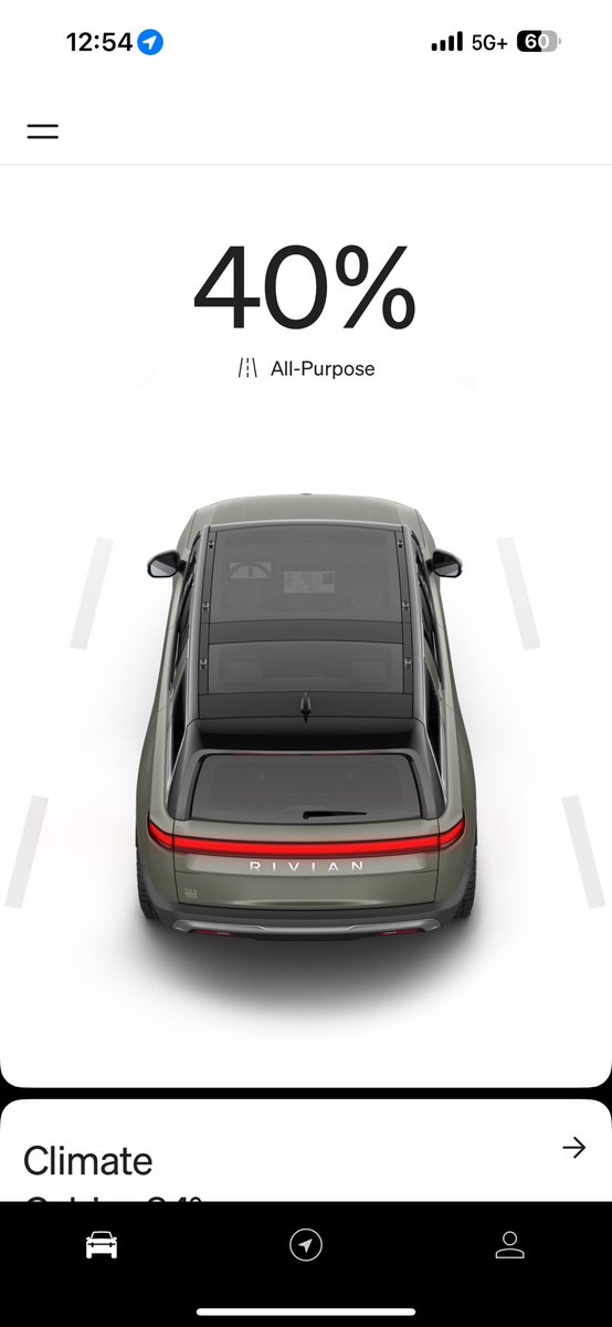 SnazzyLabs's tweet photo. Rivian ditched photorealism in their UI for cute cel-shading and I love it. https://t.co/fOFm2c80nr