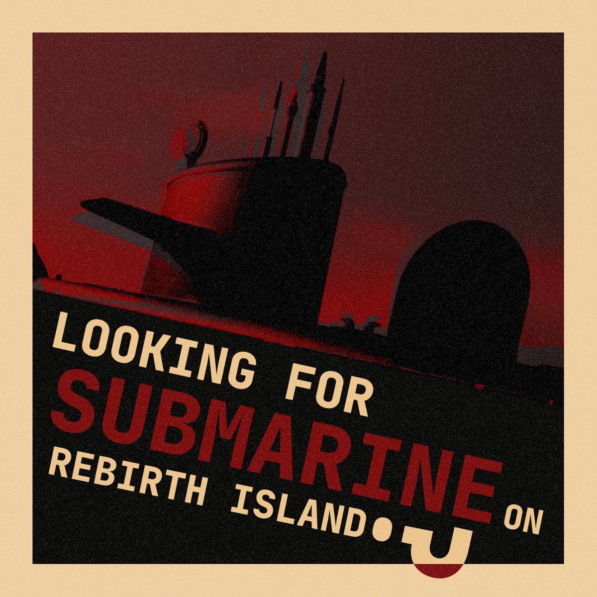 How to finish #BlackOps6 Easter Egg challenges.

The last part is on the Rebirth Island, in a randomly appearing submarine.

This submarine:
- Not related to weather or daytime.
- Cannot be detected in pre-match.
- Cannot be detected by contracts near.
- Could be found in