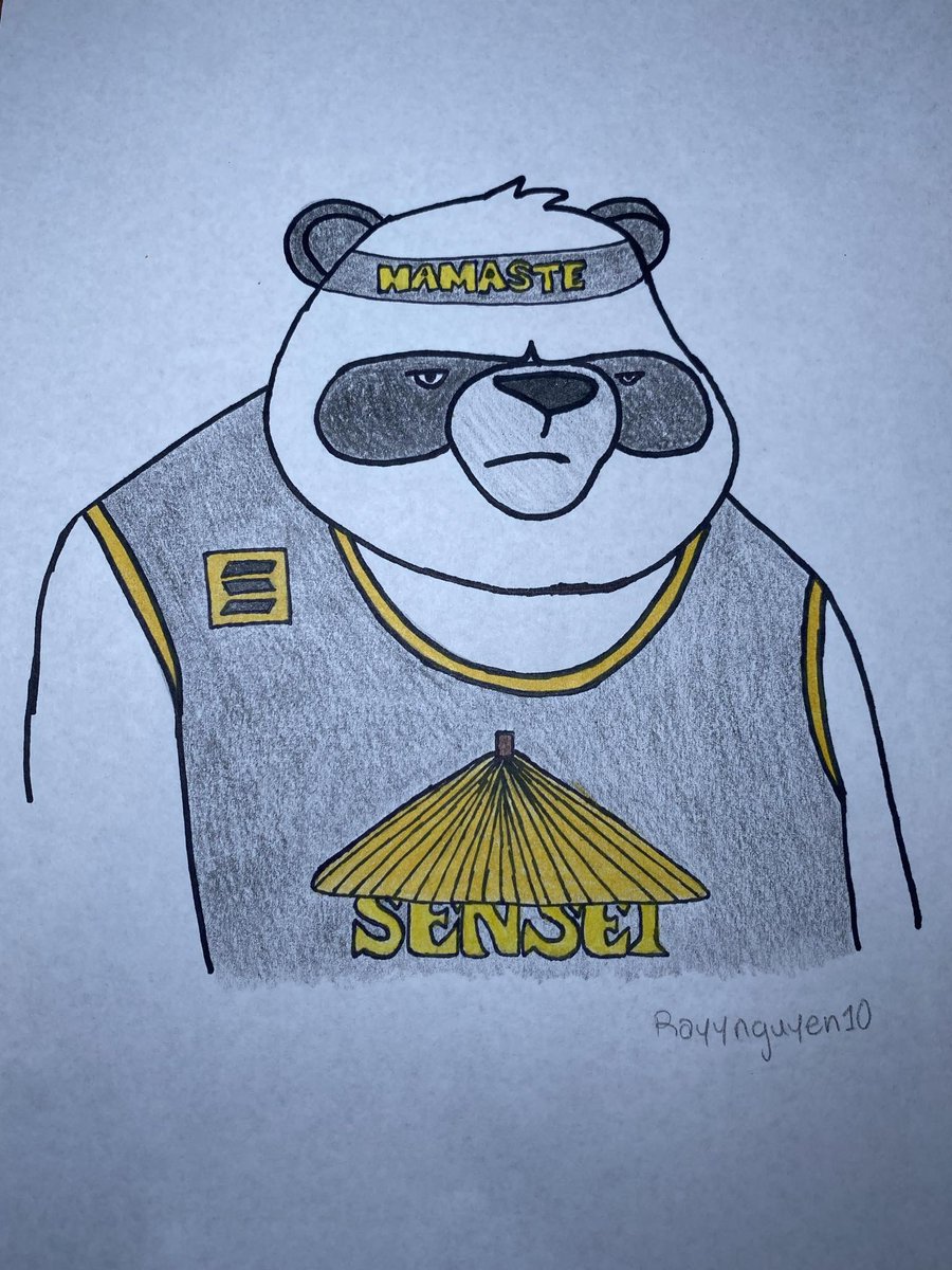 Pandaste to all the Love meta followers. Since the NBA finals are starting today, I have made my own basketball panda to show my support for <a href="/SolanaSensei/">Solana Sensei</a> and his upcoming collection.🐼❤️