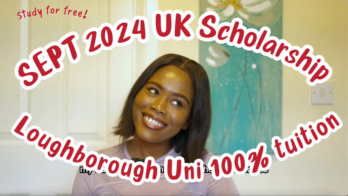 afmstories's tweet photo. September 2024 Scholarship UK: 100% Loughborough Africa Development Trust Scholarship.
Link: https://t.co/enbWm5m8lk https://t.co/tpkIwgfrGy
