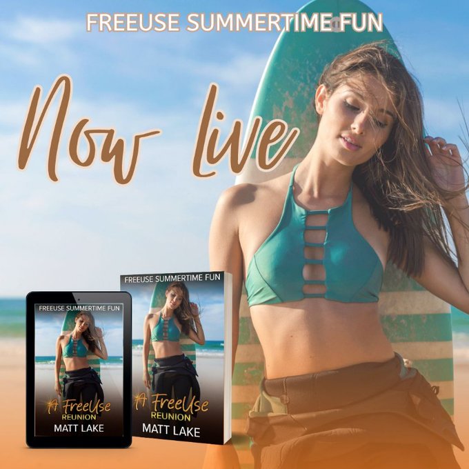 SommelierOfSmut's tweet photo. A reunion at a resort turns kinky when her crush is at the reunion and she has permission to play with whoever she wants. π
A Freeuse Reunion by Matt Lake Book 4 of the Freeuse Summertime Fun multi-author series.
https://t.co/ffw6qdnH5l
#freeusesummer #erotica https://t.co/1FsHU5OHAx