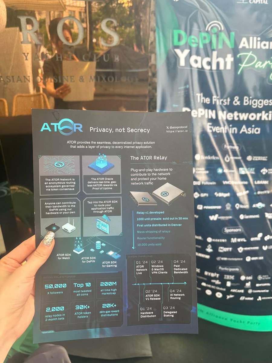AnyoneFDN's tweet photo. Great to be featured in the latest DePIN Alliance event co-hosted by @uniultra_xyz and our partners @Global_JDI in Vietnam!
Our ambassadors continue to push the mission in Asian markets!
#privacyforanyone
#relayup https://t.co/oYFYvfurGF