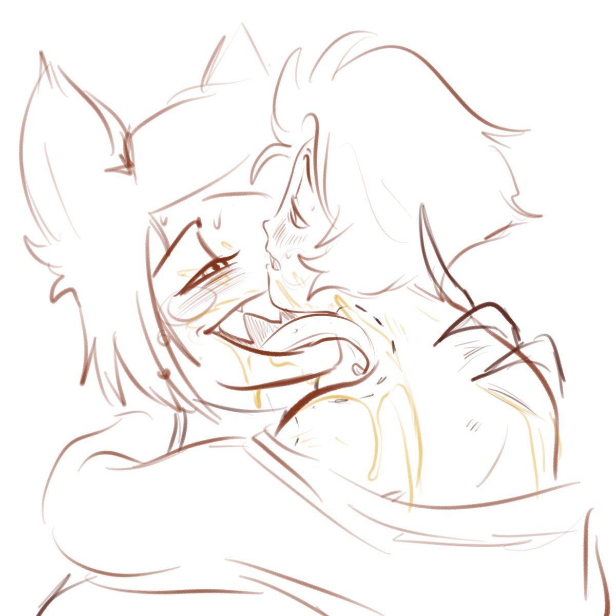 18_alcachofa's tweet photo. I have a lot of sketches piled up and work to finish! 😣so I'll leave this one here, honestly I'm not going to finish it https://t.co/OQ6FAByvCP