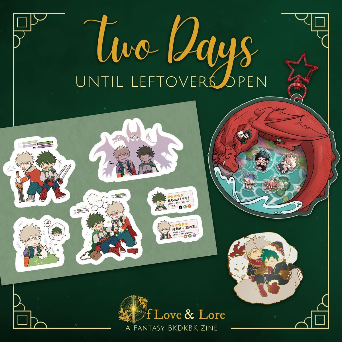 📯 Two Days Til Leftovers! 📜

Only 48 hours until leftover sales officially open! If you have something in mind be sure to be first in line as items are limited!