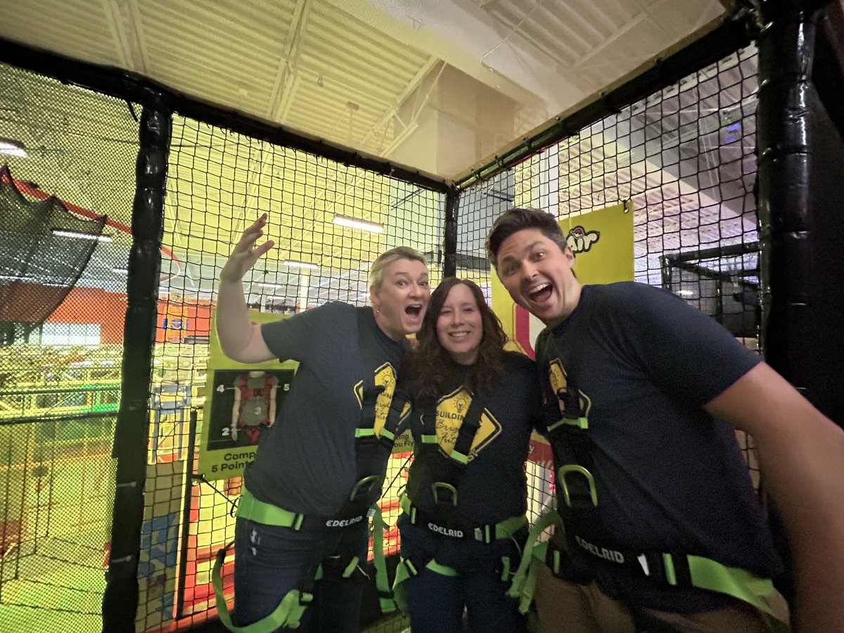 Zip line crew @112CMSE