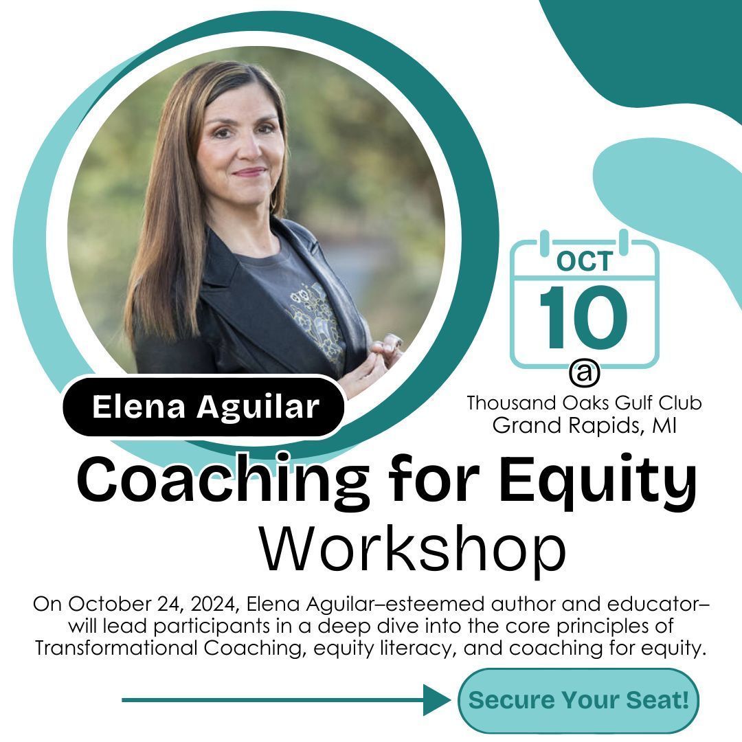 We are pleased to announce Elena Aguilar from <a href="/brightmorningtm/">Elena Aguilar</a> will be coming to Grand Rapids, MI on 10-10-24 for two Opportunity Thrive events.

For more information and to purchase tickets, please visit
buff.ly/3x8Q9l9 

#educators
#MEMSPAchat
#MASSP
#brightmorningtm