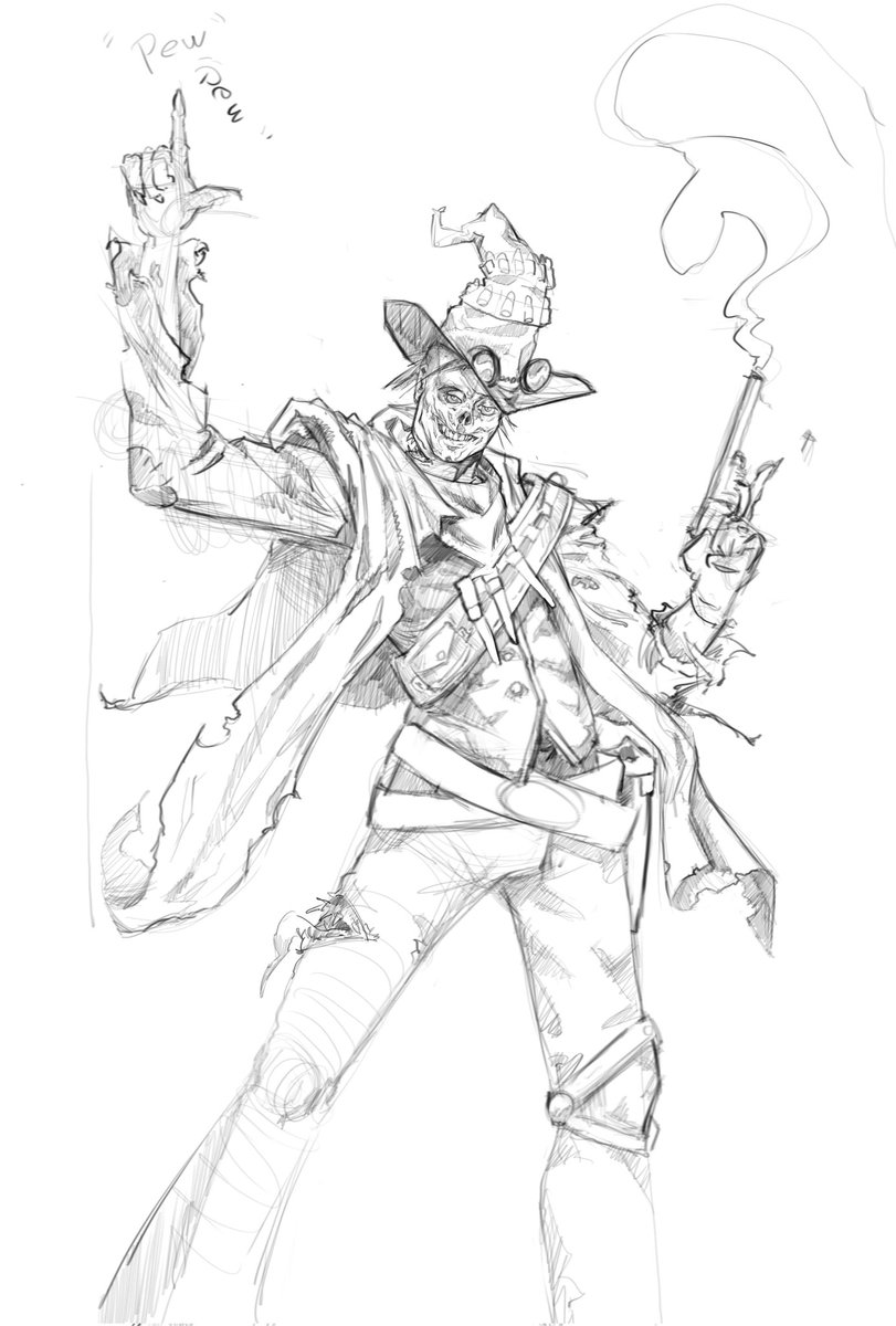 Theuncannycrypt's tweet photo. Ever wondered what The Ghoul would look like as a fantasy setting gunslinger? #Falloutfanart #digitaldraw #clipstudio #artistoftwitter https://t.co/sCR3yjZTrN