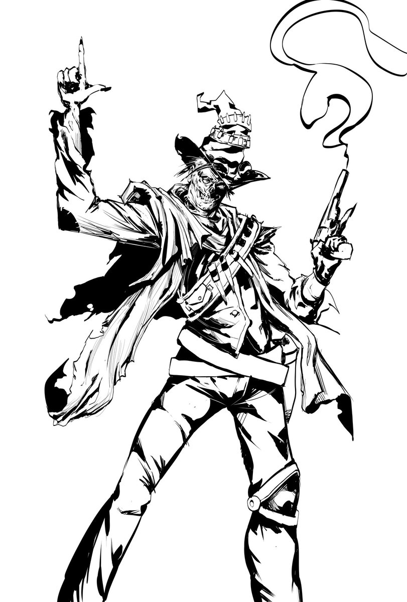 Theuncannycrypt's tweet photo. Ever wondered what The Ghoul would look like as a fantasy setting gunslinger? #Falloutfanart #digitaldraw #clipstudio #artistoftwitter https://t.co/sCR3yjZTrN