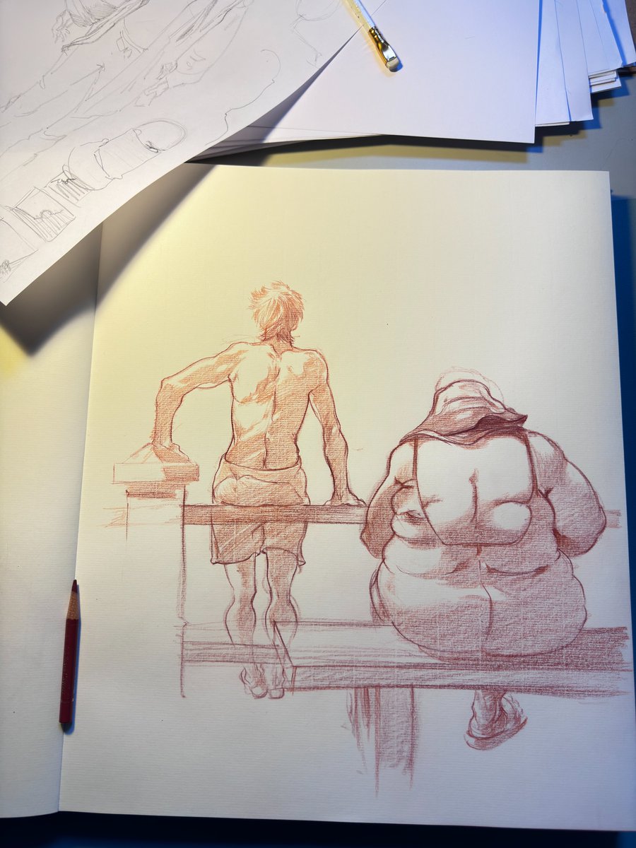 Sketchbook doodle... #noai #noaiart #sketchingdaily #sketchingart #sketchbook #sketchdaily #sketchart #sketches #sketch_daily #sketchbooks