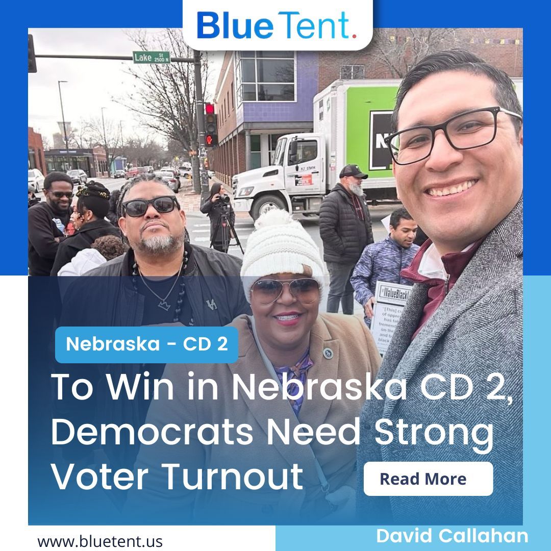 Blue__Tent's tweet photo. To win Nebraska's 2nd Congressional District, Democrats need strong voter turnout! 
Discover their strategies for grassroots organizing and voter engagement. 
Read More: https://t.co/AfsvhKF521 

Every vote counts! 

#Nebraska2nd #VoterTurnout #Democrats #Election2024 #BlueTent https://t.co/WNskaW1fA8
