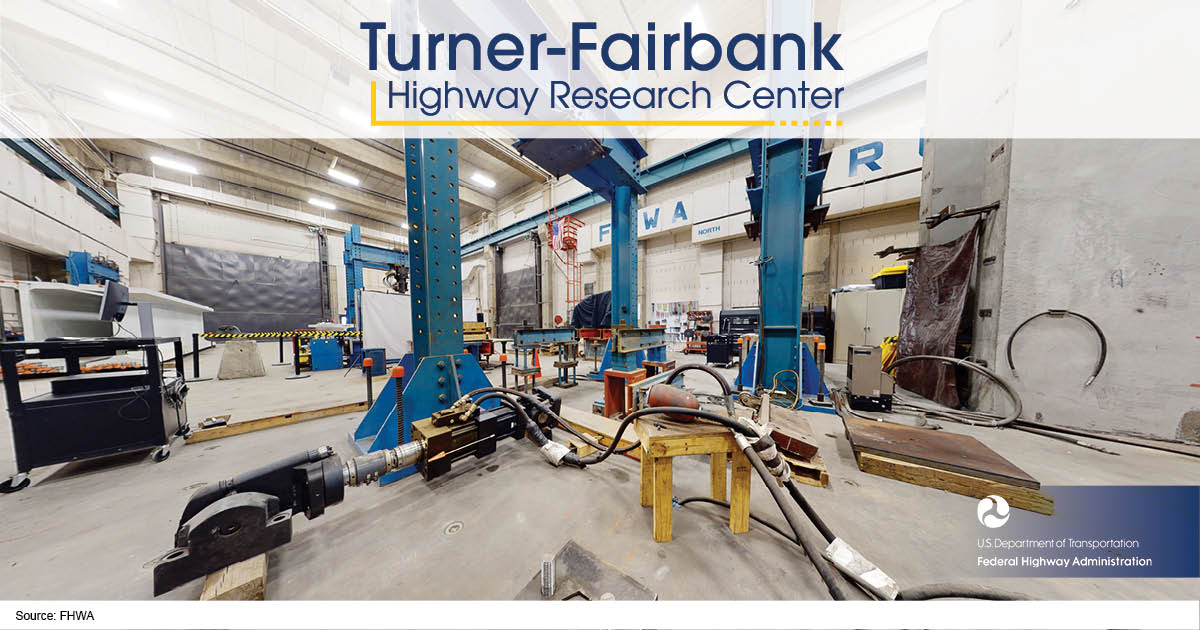 Have you ever wanted to see the equipment at FHWA’s Turner-Fairbank Highway Research Center up close? You can tour 6 of our labs right now! Just click here and explore: bit.ly/3v5x7Lf