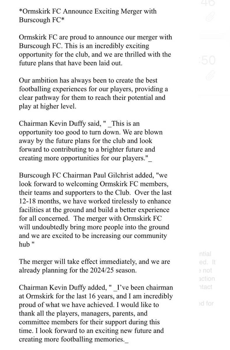 Ormskirk FC tweet media