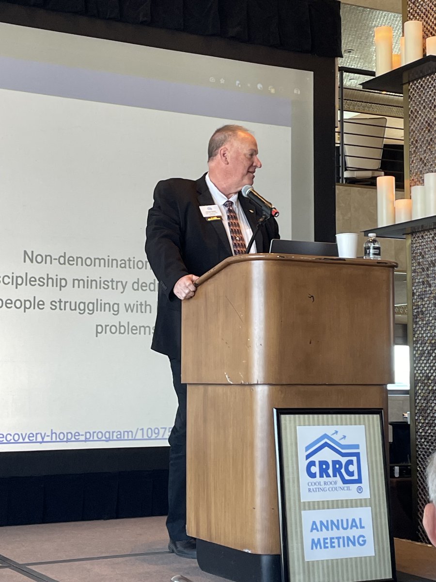 We are thrilled to announce that George Daisey of Dow Construction Chemicals received the Marty Hastings Award at the CRRC Annual Meeting on June 5, 2024! Read the full press release here: coolroofs.org/documents/2024… 

#coolingfromthegroundup