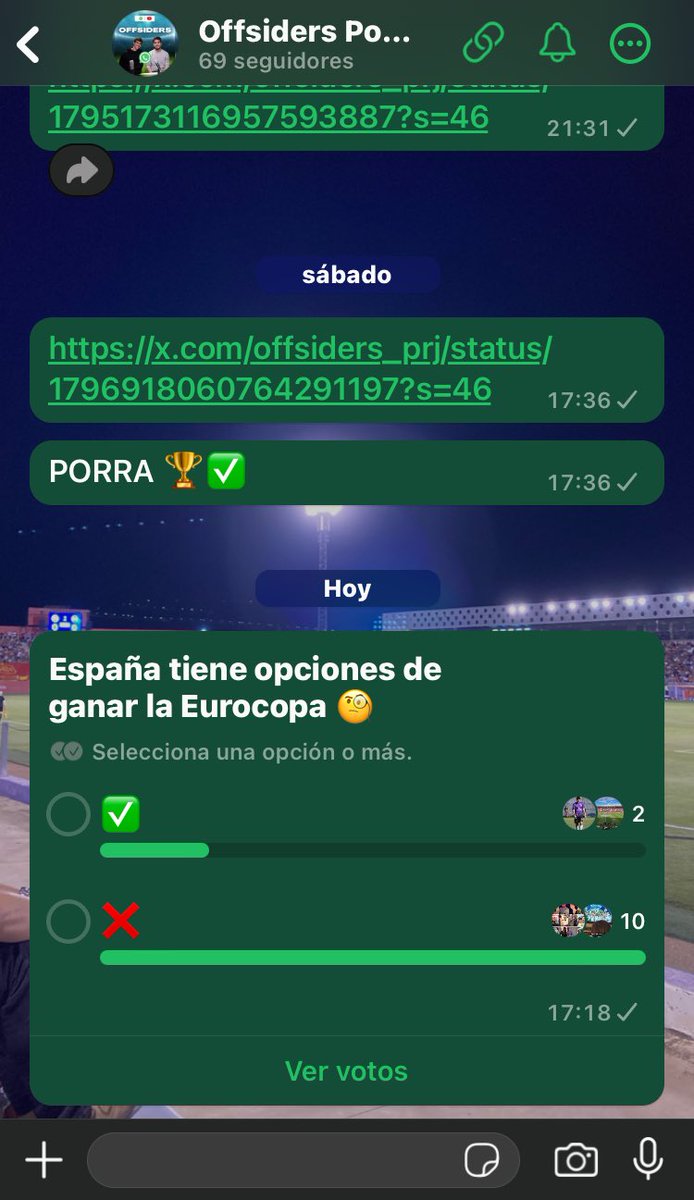 Offsiders_PRJ's tweet photo. UNIRSE AL CANAL DE WHATSAPP  ✅

Encuestas, novedades, y mucho más por venir 💃 https://t.co/MMIkTDByz1
