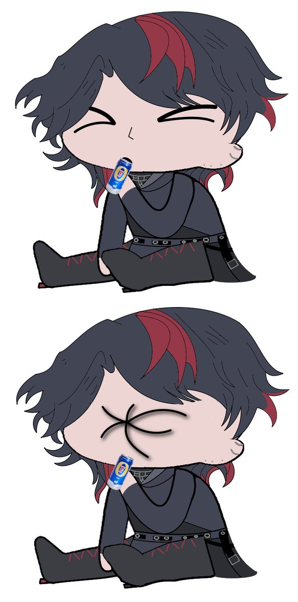 Dragonreaper_Va's tweet photo. what happens when you give an aussie a fosters there entire body rejects it of course lol @LycorisGrimVT this is what happens when i make jokes i make art to go with it of course https://t.co/8wymjnp6wE