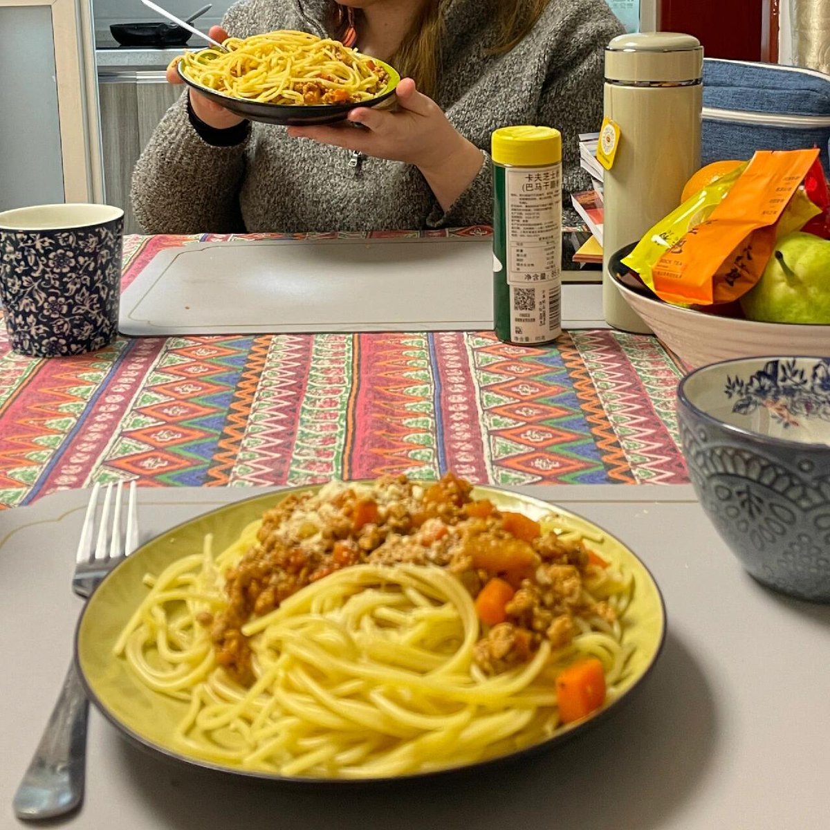 johnxtren's tweet image. Dinner with my bestie &amp;amp; Pasta🍝