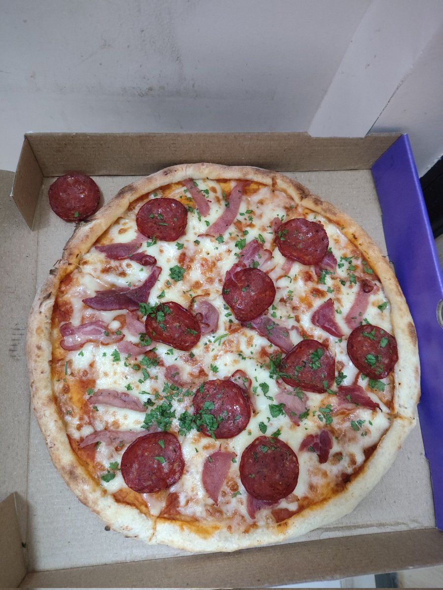 ashwynddevil's tweet photo. @oliopizza @zomato we had ordered chicken pizza and recieved pork! What kind of a rubbish service is this? Should you not be more careful and sensitive about such matters? Highly disappointed!! https://t.co/XBJ7u8EDWe