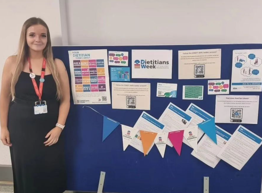 NutrifiedKay's tweet photo. @bda_gastro 5. The pinnacle of my career. I think the top highlights so far are getting my dream role as a B6 GastroSurgical dietitian, helping to run the @bda_gastro 
study day including speaking to a 100 dietitians at the AGM and my CN articles #DW2024 #dietitiansweek2024 https://t.co/yVylPk8vBv