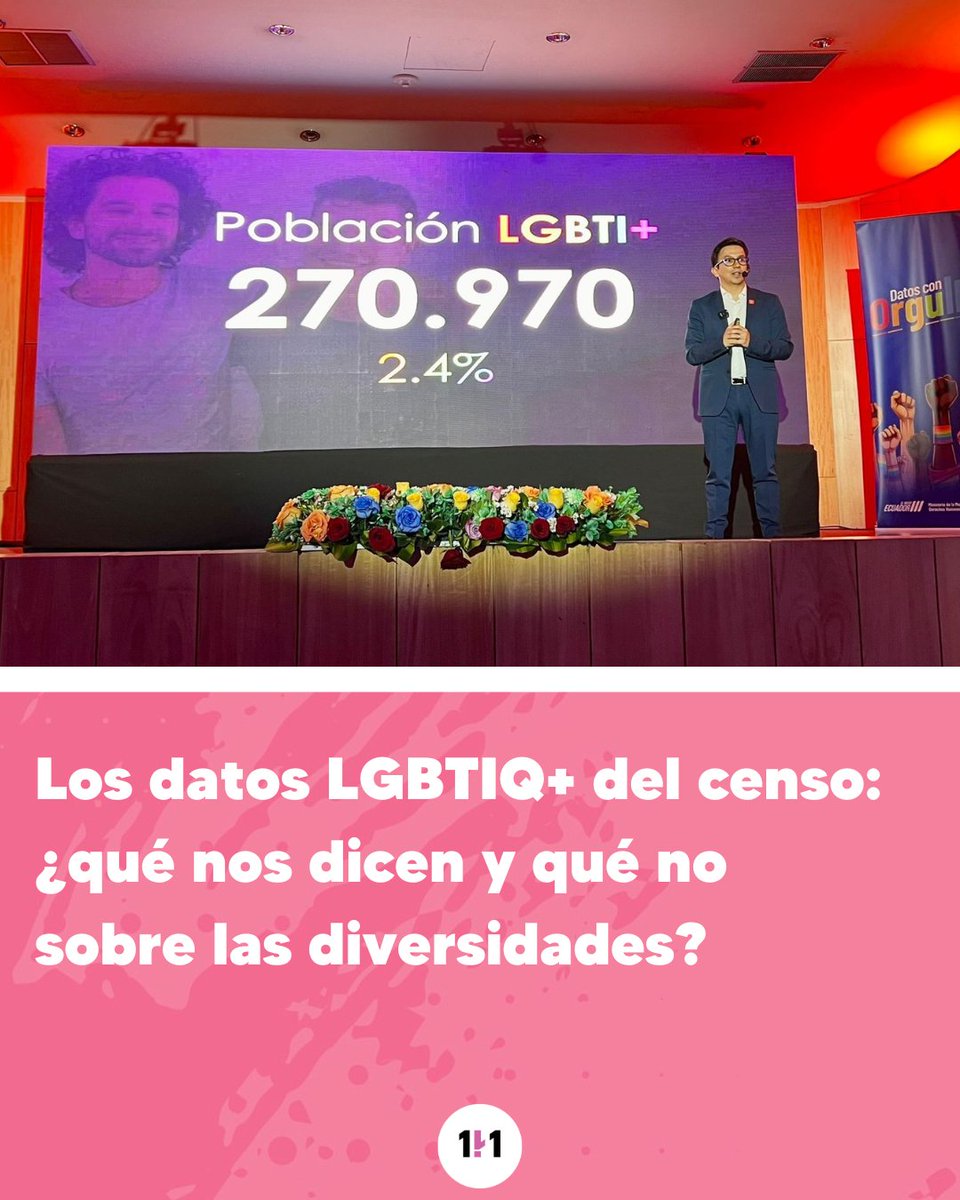 EdCientonce's tweet photo. #Orgullo2024 🏳️‍🌈🏳️‍⚧️ | #Ecuador 🇪🇨 tiene por primera vez datos de la población #LGBTIQ+ en un #censo de población y vivienda 👥.

Sin embargo, hay realidades que quedaron invisibilizadas.

Lee más aquí ⤵️

🔗 https://t.co/W6Nfofl7rL

#CadaHistoriaImporta https://t.co/aMkbujDzwO
