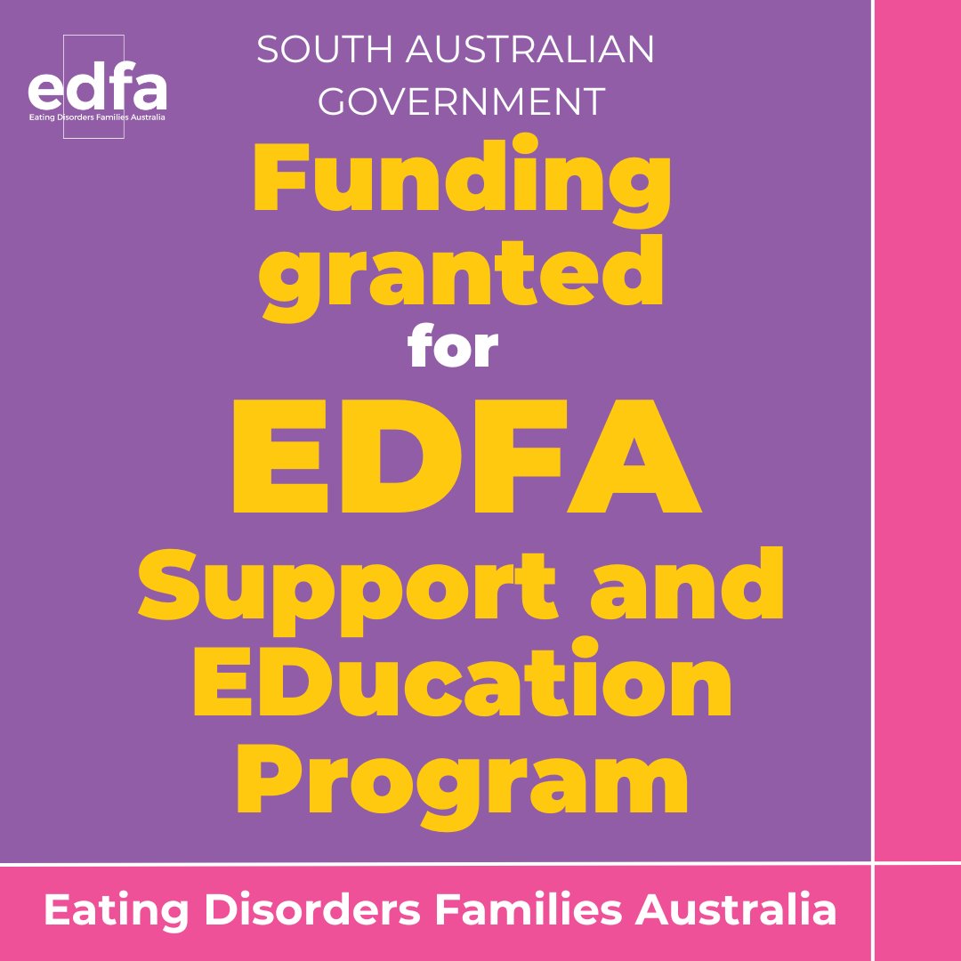 edf_aust's tweet photo. The South Australian Government has announced it will provide funding of $150,000 per year for two years to maintain, promote, and grow EDFA's Support and Education Programs in that state - the first that EDFA has received from a state government. https://t.co/Z4SdiFqplj