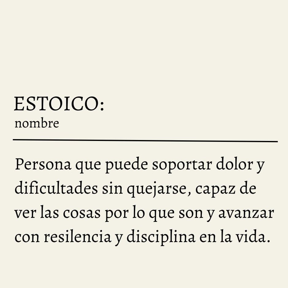 Estoico