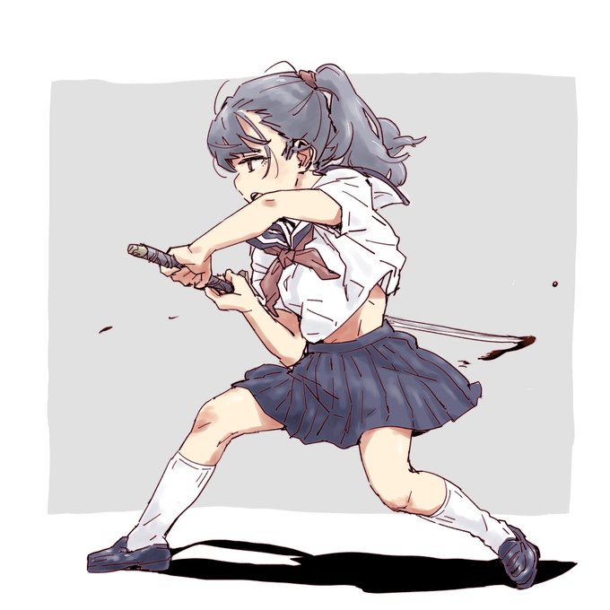 「katana skirt」 illustration images(Latest)