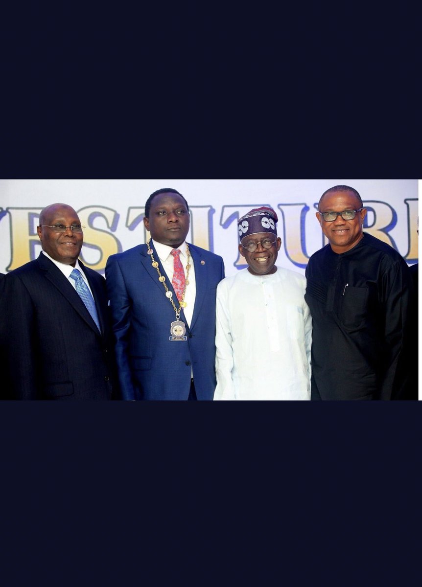 It’s not a surprise those of you that support BAT have now become as blind as a bat. You all love fake news so much.

Why are you spreading lies that Peter Obi is bowing down to your Narcotics economic failure?
Why do you love fake news so much?

This pic you posted was taken in