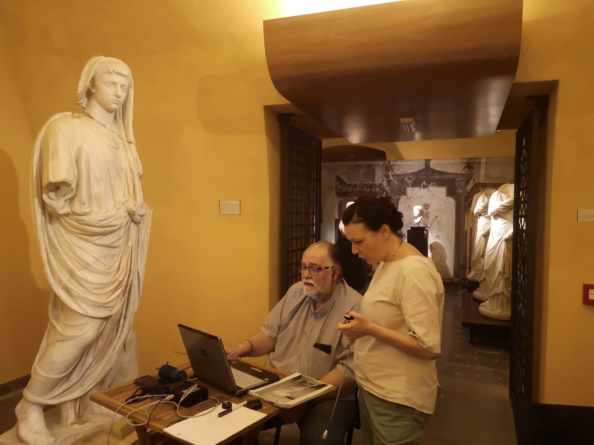 PolyChRomA_MSC's tweet photo. The team of #PolyChRomA – #ColorConcept keeps working hard (5/5)

Thanks to @liverani_p we had a beautiful opportunity to cooperate with the National archaeological museum in #Formia and the team from #ISPC - @CNRsocial_ : Donata Magrini, Roberta Iannaccone, Giovanni Bartolozzi https://t.co/21dyvnc9BO