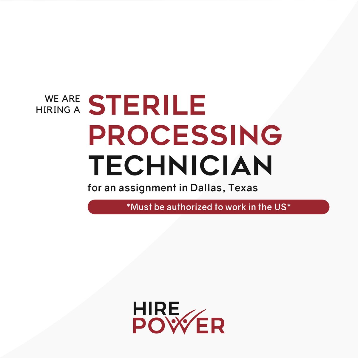 HPPStaffing's tweet image. We are hiring an Sterile Processing Technician for an assignment in Dallas, Texas, to apply and for more information please visit the following link:

job.hppstaffing.com/41942_Sterile_…

#SterileProcessingTechnician #Texas #Job #Jobs #HiringNow #JobAlert #Hiring #Vacancy #NewJob