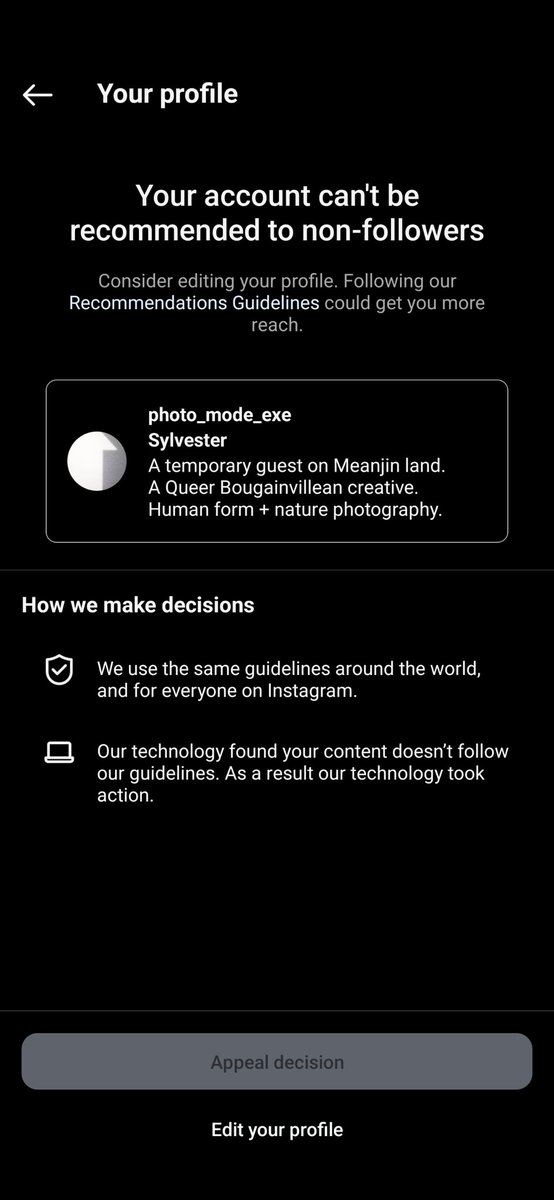 sona_warren's tweet photo. Hey @instagram , can you explain why this is deemed inappropriate ? Or are you just a hate speech machine? https://t.co/PoMCdeqgiB