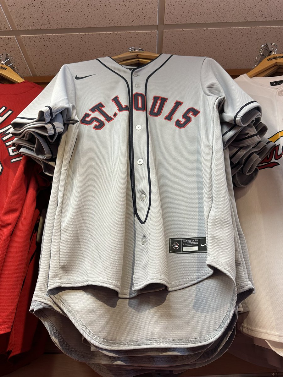 TonyHansel's tweet photo. @UniWatch spotted in STL. Could be what Cardinals are wearing vs Giants at Rickwood Field. https://t.co/HcLuojGK7X